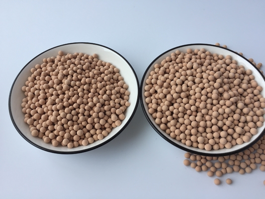 جودة  Spheric 4A Molecular Sieve Desiccant For Humidity Control High Adsorption مصنع