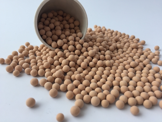 1.6-2.5mm 4A المنخل الجزيئي الحبيبي المجفف بقوة ضغط 85N