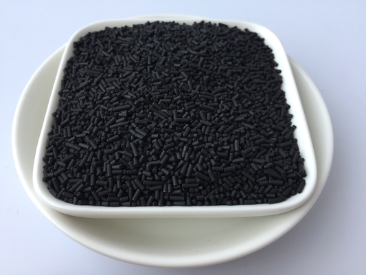جرب الكربون النشط الجزيئي CMS-240 680 - 700G / L كثافة التراص 1.1mm - 1.2mm قطر الجسيمات
