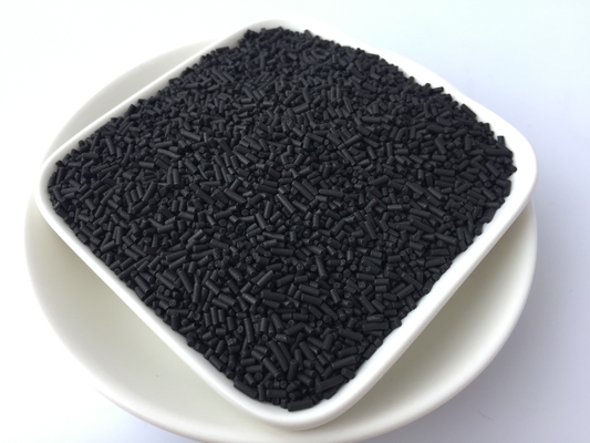 جرب الكربون النشط الجزيئي CMS-240 680 - 700G / L كثافة التراص 1.1mm - 1.2mm قطر الجسيمات