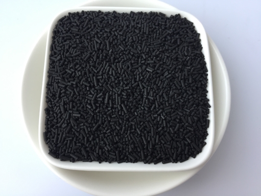 جرب الكربون النشط الجزيئي CMS-240 680 - 700G / L كثافة التراص 1.1mm - 1.2mm قطر الجسيمات