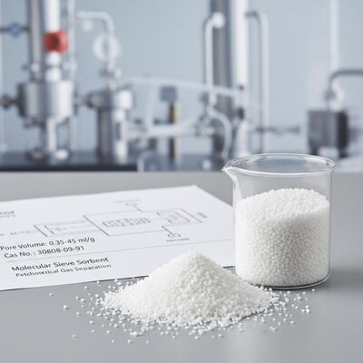 مساحة مسام 0.35-0.45 مل/غرام واستقرار حراري يصل إلى 400 درجة مئوية لفصل الغازات البتروكيماوية